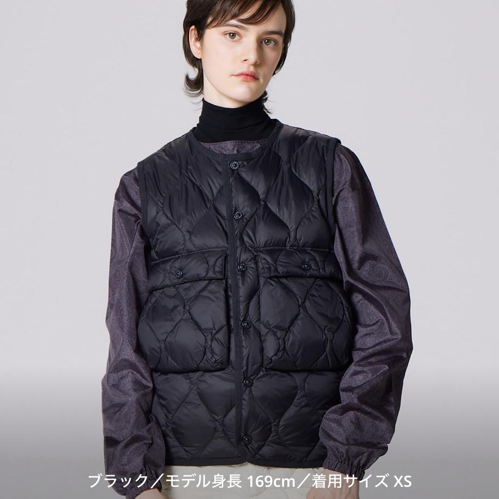 Taion Down Vest Olive 004ALSWPBML-1