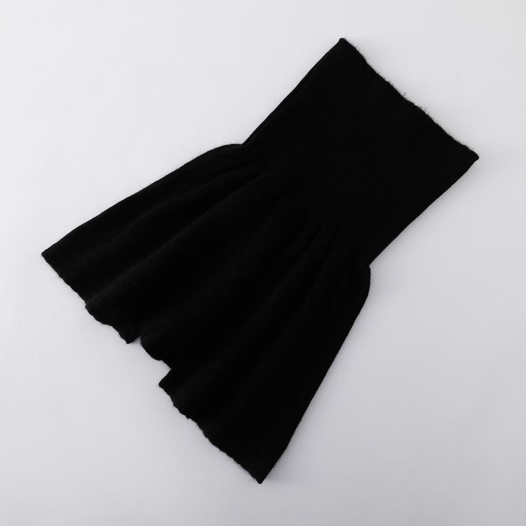 Women's High-Waist Cashmere Tummy Control Shorts - Warm, Tight-Fitting, Autumn/Winter Style Base Layer