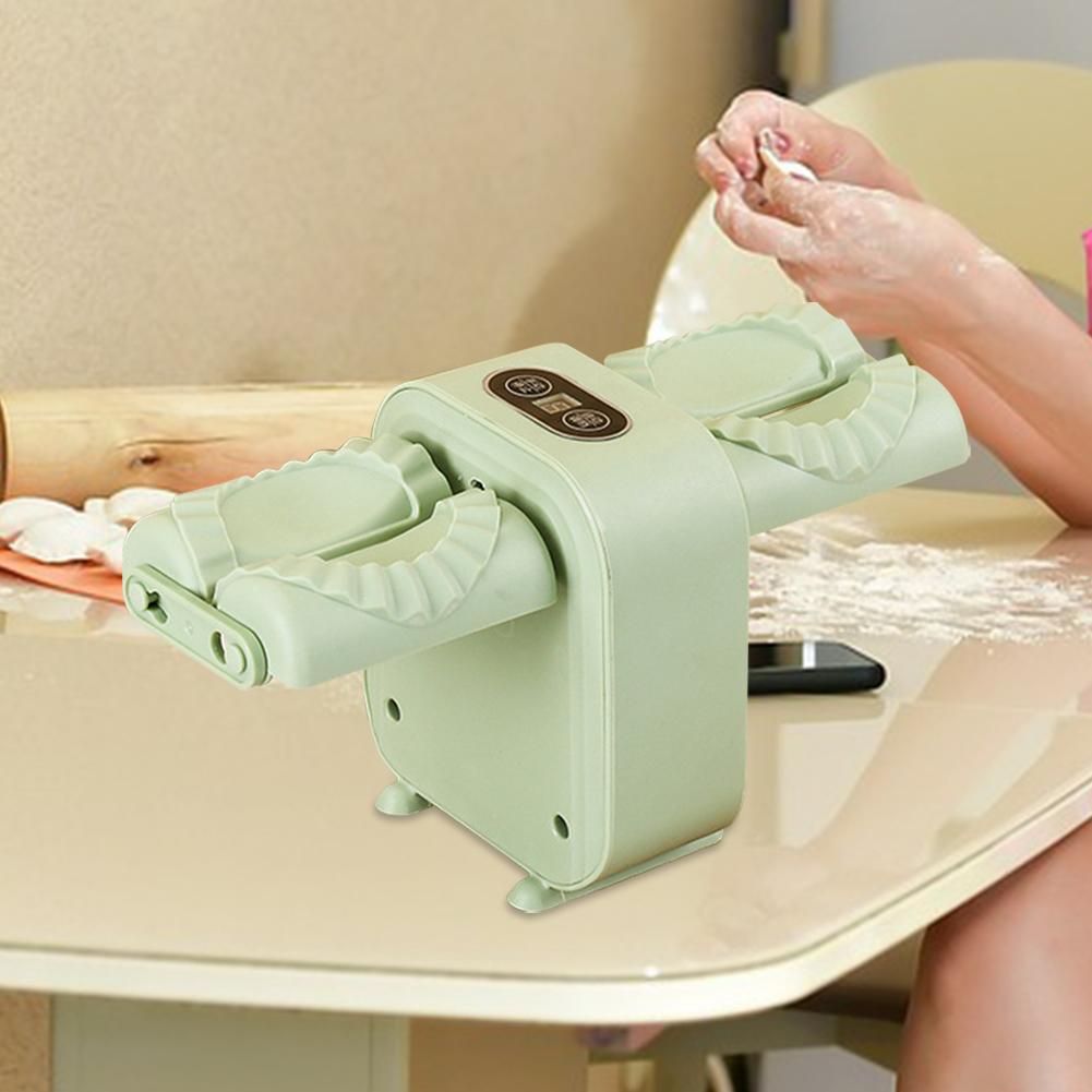 Aparat de făcut colțunași de uz casnic cu cap dublu, aparat simplu și rapid de făcut colțunași, mașină de făcut colțunași pentru casă, bucătărie, restaurant