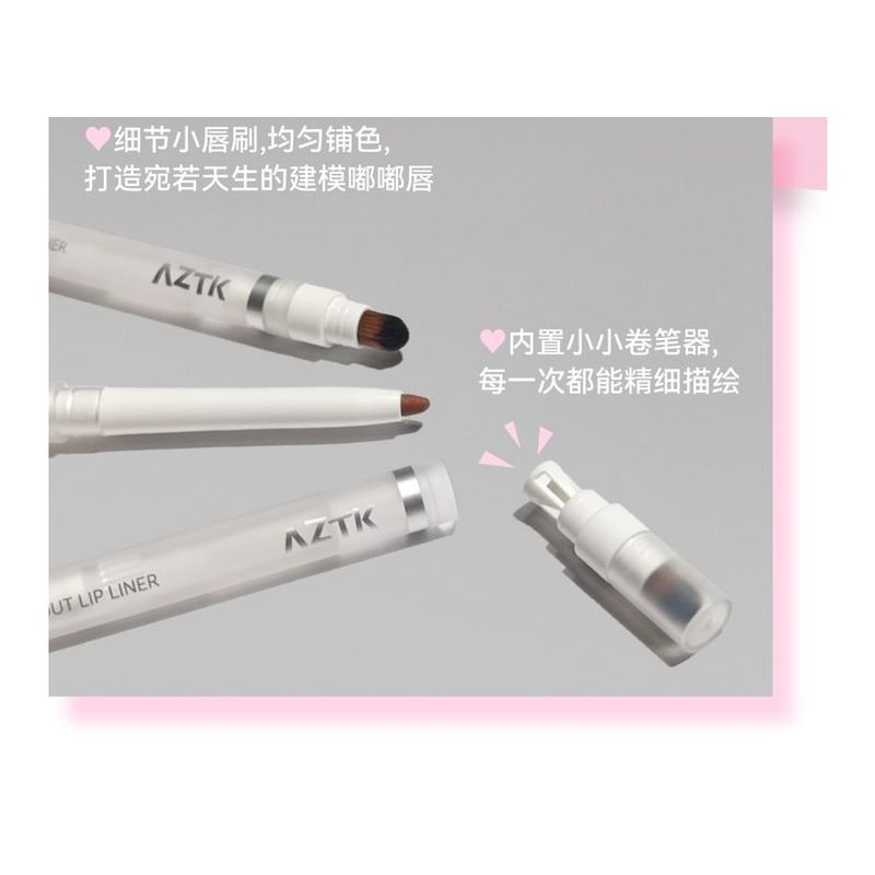 AZTK - Dual-Ended Perfect Pout Lip Liner - 3 Colors