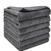 Custom Logo 550gsm Quick-Dry Microfiber Car Towel Absorbent and Thickened Coral Fleece Cloth for Home Use and Detailing