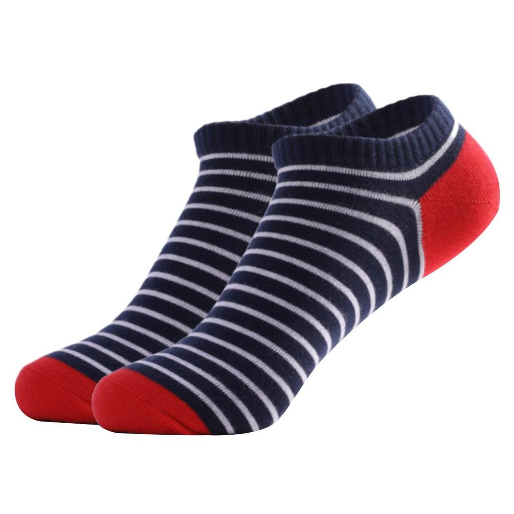 Men's Plus Size Summer Low-Cut Cotton Socks, 80% Cotton, Short, Slightly Thick, Hot Selling