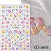 New nail art stickers Halloween micro-engraved love spider web spider skull funny cartoon nail art stickers