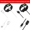 USB/Type C Charging Cable Charging Cable Base Cord Wire Charger Adapter Charge Cord for Samsung Galaxy Fit 3 R390 Smart Watch