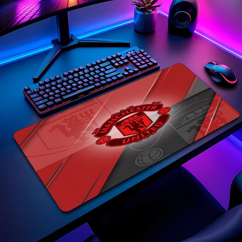 Tappetino per Mouse con Motivo Calcio Manchester United Non?Tappetino Mouse da Gioco Antiscivolo con Base in Gomma per Scrivania Ufficio Casa