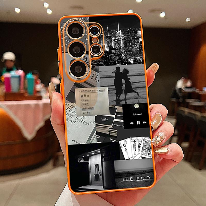Fashion Collage Style Case For Samsung Galaxy S26 Ultra S25 Edge S24 Plus S23 FE S22 A17 A54 A55 A56 A57 5G Magnetic For Magsafe Matte Cover