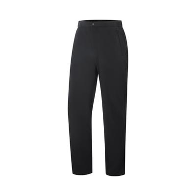 Li Ning Fitness Series Einfaches Logo Bequeme Mittelhohe Taille Gerades Bein Freizeit Hose Herren Unterteile AYKV901-2