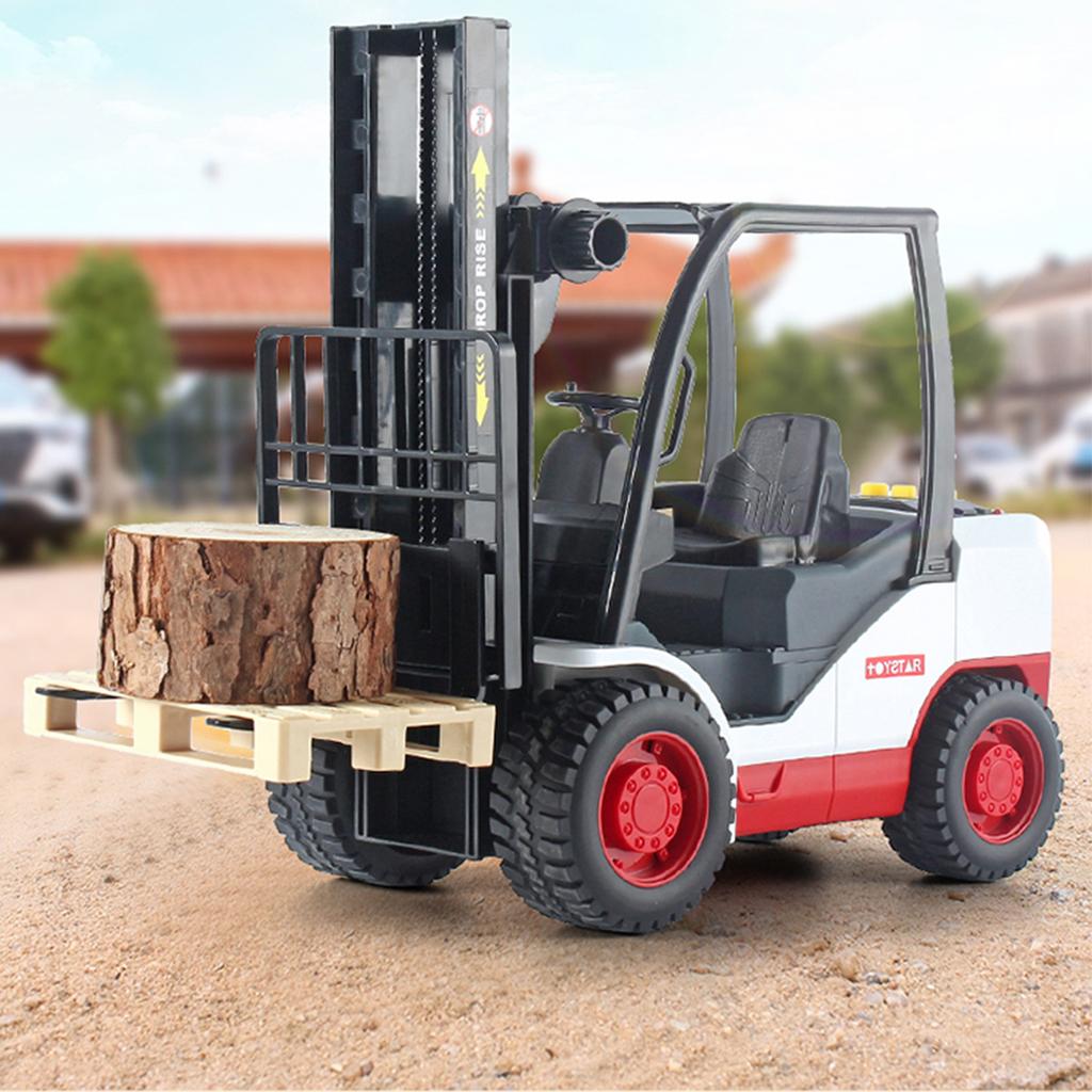 Forklift Toy Inertia Engineering Vehicle Forklift Boy Toy Children's Large Car Crane Model Set