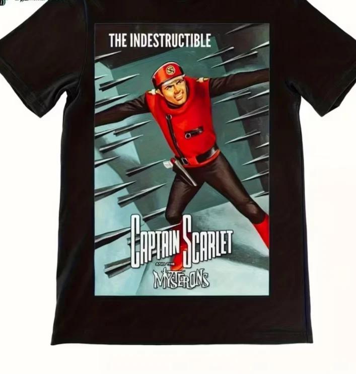 CAPTAIN SCARLET & THE MYSTERONS T shirt SIZE 3XL BRAND NEW! 2XL