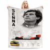 Ayrton Senna Tribute Racing Design Utrzymuj ciepło Utrzymuj ciepło Utrzymuj ciepło odpowiedni do sof w salonie i sypialni