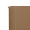 VidaXL Paravent 3 panneaux Tissu 400 x 120 cm Taupe