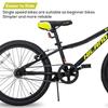 Hiland 20 Inch Kids Mountain Bike for Boys, Girls, Single Speed Kids Bicycles with Dual Handbrakes and Kickstand