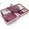 Seven-Piece Travel Luggage Set with Clothing and Shoe Storage Bags