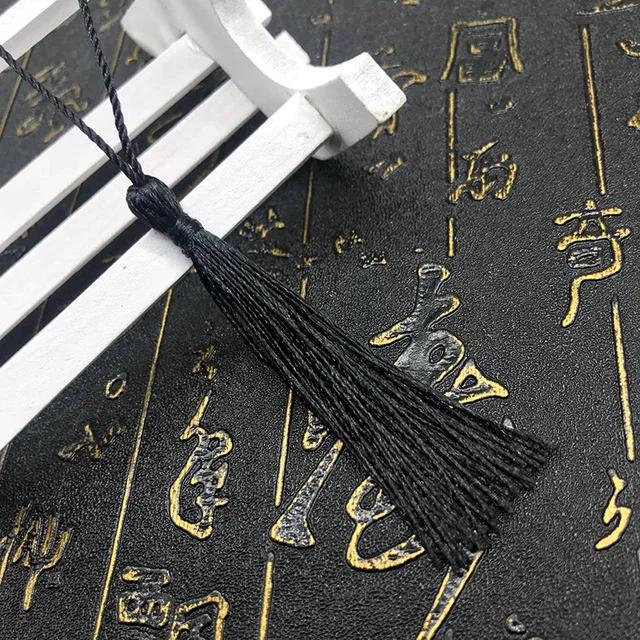 10~80Pcs Bookmark Tassels Fringe Brush Handmade Soft Craft Mini Tassels with Loops for DIY Crafts Jewelry Making Accessories