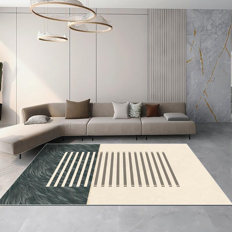 Modern Simple Design Printing Carpet for Bedroom Living Room Decor Home Hotel Entrance Doormats Kitchen Lounge Washable Area Rug