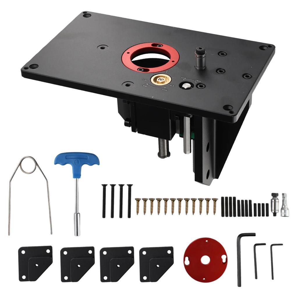 Router Lift Lifting Table Woodworking Compact DIY Lightweight With Fixed Base Practical Brand New Long Lasting