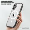 KEYSION Shockproof Transparent Case for MagSafe for iPhone 17 2025 HD Clear TPU+PC Magnetic Wireless Charging Phone Back Cover
