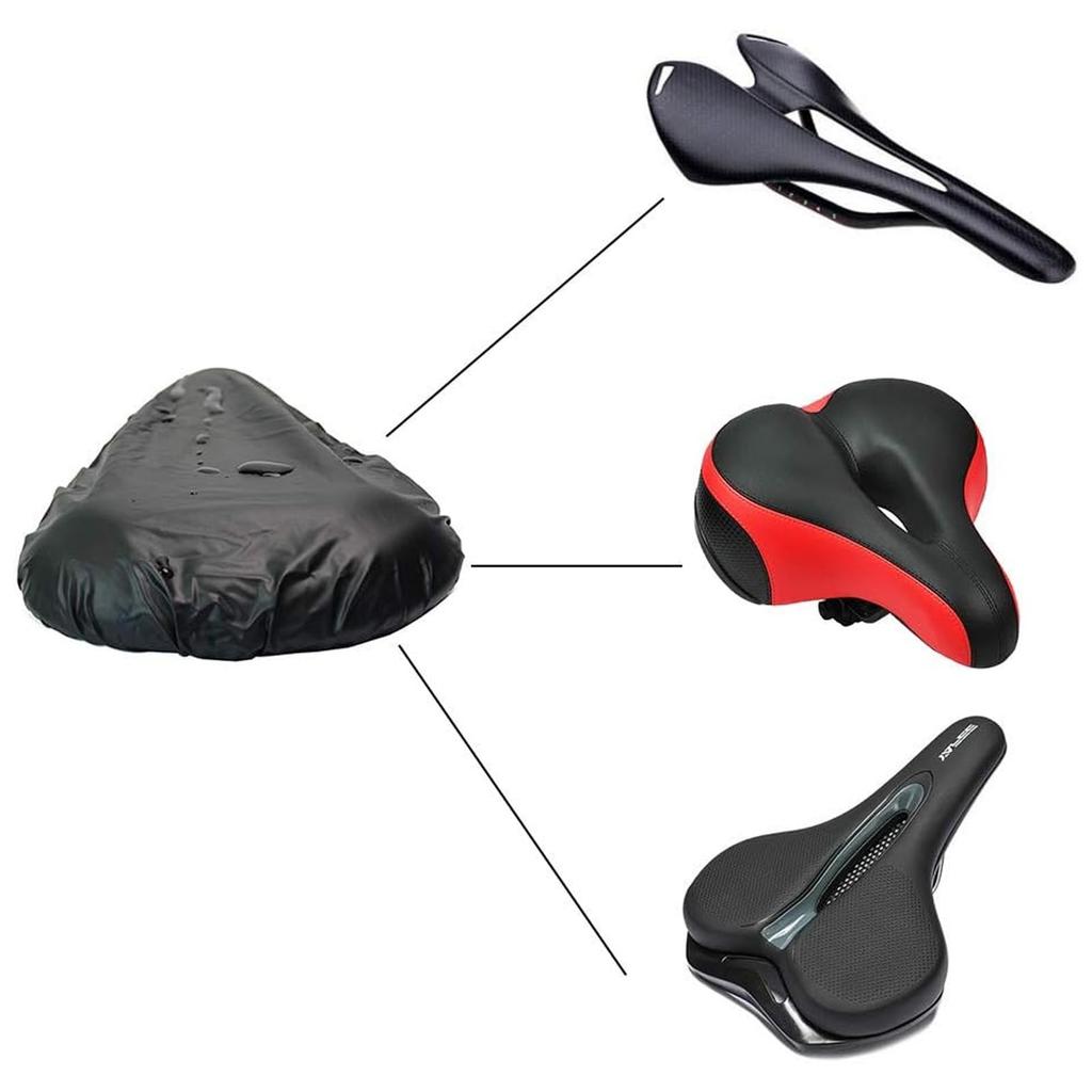 Bicycle Saddle Soft Saddle Cover Waterproof Mamachari Electric Bicycle Rain