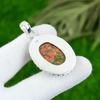 Natural Unakite Gemstone Pendant 925 Sterling Silver Indian Jewelry For Women