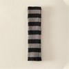 Contrast Color Striped Leg Warmers for Women Girls Ribbed Knitted Boot Covers Over Calf Socks for Dance Parties Hosiery
