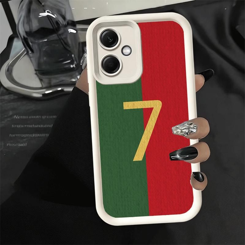 Phone Case for Xiaomi Redmi Note 15 14 13 Pro Plus FootBall Number 7 10 19 Shell 12S 11 11S 11T 5G 14S Soft Silicone Funda