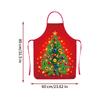 Christmas Aprons Christmas Tree Santa Claus Dress-Up Decorative ApronsWaterproof and Oil-Proof for Festive Cooking Holiday Decor