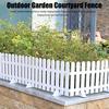 Plastic Garden Retaining Fence Garden Edging Border Panels with Stakes No Dig Landscape Edging Border for Yard Path Lawn