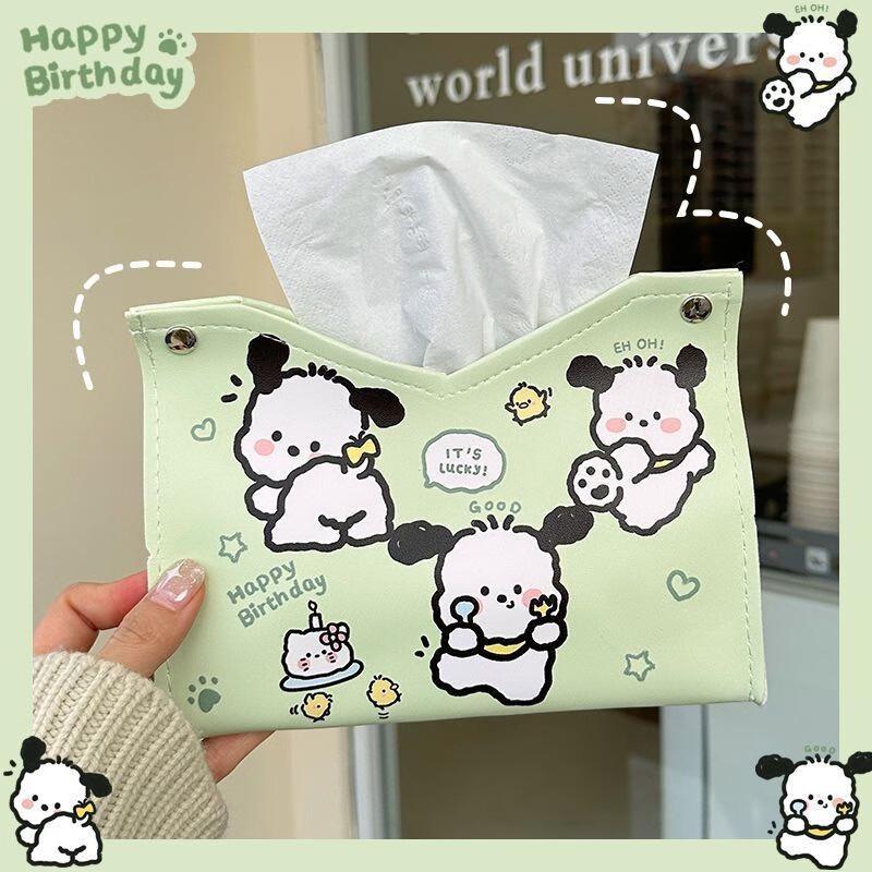 Pochacco Cute Leather Tissue Box