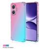 For POCO F7 5G Soft Silicone Four Corners Shockproof Phone Case For Xiaomi Redmi Turbo 4 Pro Transparent Rainbow Gradient Cover