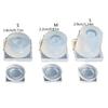 3D Jar Mold Set with Lid Cover Small Cylinder Bottle Silicone Mold for Jewelry Making Supplies Resin Casting Tool