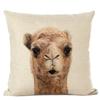 Cute Animal Parrot Linen Pillowcase Deer Wolf Pillows Case For Bedroom Pillow Cover Living Room Decoration Boy Girl Room 45X45Cm