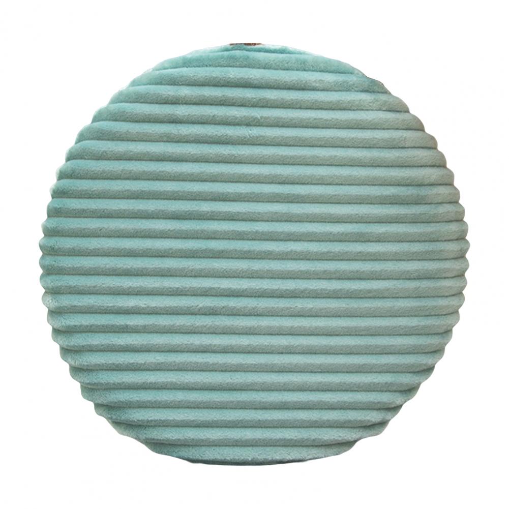 

40cm Seat Cushion Cover Soft Protective Solid Color Round Stool Chair Seat Flannel Protector Memory Foam Home Decor For Banquet зелений