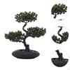 Artificial Bonsai Pine 10.2x13.4inch PP Material for Home Decoration