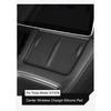 For Tesla Model 3/Y/X/S 2021-2024 Central Control Wireless Charging Silicone Pad Non-slip Pad Dust-Proof Charger Protect Cover