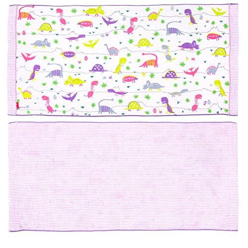 Isso Ecco Imabari Bath Towel Dinosaur PR 0024067PR Purple