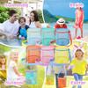 Beach Toy Mesh Bag, Beach Tote, Storage Pouch, Shoulder Bag, Kids' Beach Bag, Vacation Mesh Tote