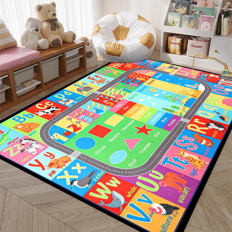 Tappetino da gioco per bambini Autostrada Città Simulazione Traffico Area Gioco Tappeto per Casa Soggiorno Camera da Letto Divano Bambini Tappetino Antiscivolo