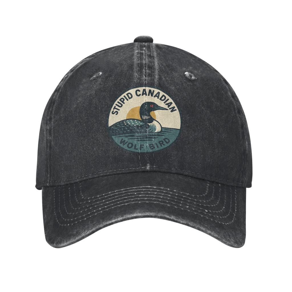 Heated Rivalry Stupid Canadian Wolf Bird Print Cap For Unisex Cotton  Trucker Hat Daily Wear Baseball Cap Adjustable