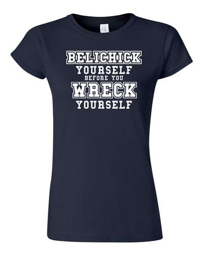 Junior Belichick Yourself Before You Wreck Yourself Football Game DT T-Shirt Tee Unisex T-Shirt M
