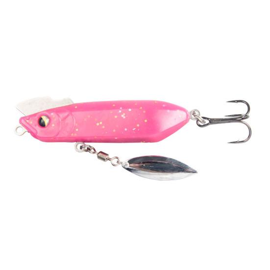 7.5CM/20G Sinking VIB Hard Lure with Spinner Blade Hook Long Casting Sequin Fishing Bait Saltwater Freshwater Bass Pike Fishing