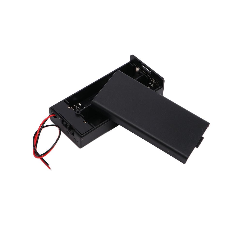 Container ABS ON/OFF Switch Storage Box Battery Storage Boxes Battery Holder 2 Slots Battery Box