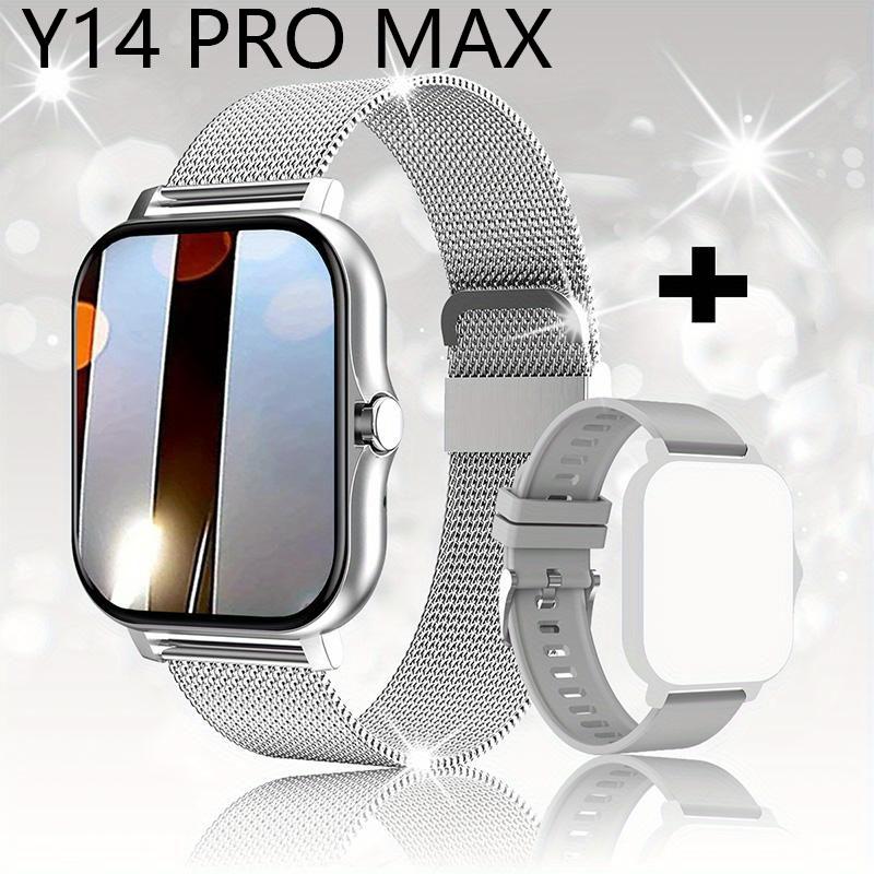 Y14 PRO MAX Orologio Intelligente da Donna Uomo Schermo a Colori Full Touch Chiamata Bluetooth Braccialetto Intelligente Impermeabile per la Vita Fitness Tracker Smartwatch