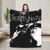 Deaths Notes Anime Catoon Blanket Fleece  Relax Super Soft Throw Blanket for Home Bedspreads