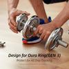 1/2ks silikonový kroužek ochranného krytu kroužek chránič proti opotřebení odolný proti poškrábání Snadná instalace Smart Ring Sleeve pro Oura Ring Gen