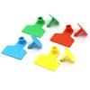 100Pcs Pig Ear Tag Without The Word Copper Head Earrings 7 Colour Farm Animals Identification Card Animal Identity Mark Supplies