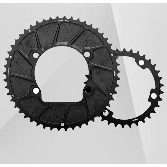 RIRO 110BCD Chainwheel for R7100 R8100 R9200 11S 12S Road Bike Chainring 50-34T 52-36T 53-39T 54-40T 110 BCD Chainring