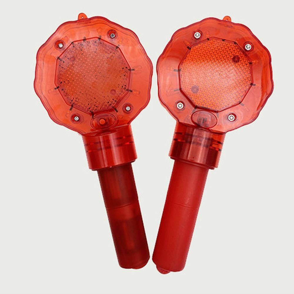 Handheld Plum Blossom Warning Light Red LED Strobe Light Emergency Flashing Light  Engineering
