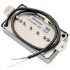 Artec SHA66C Alnico 5 Splendor Humbucker-Size P-90 Pickup with Neck PU for Les Paul Electric Guitar, Chrome/Black