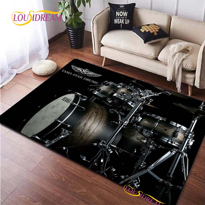 Drums Brand Carpet for Living Room Bedroom Rugs Kitchen Kids Door Unslip Floor Mats Birthday gift photography props Alfombra Rug