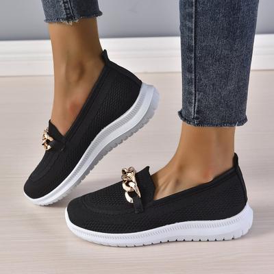 Mode 2024 Neue Frühling Damen Sneaker Herbst Atmungsaktives Mesh Lässige Flats Frau Leichtgewicht Slip-on Damen Tenis Feminino Damenschuhe